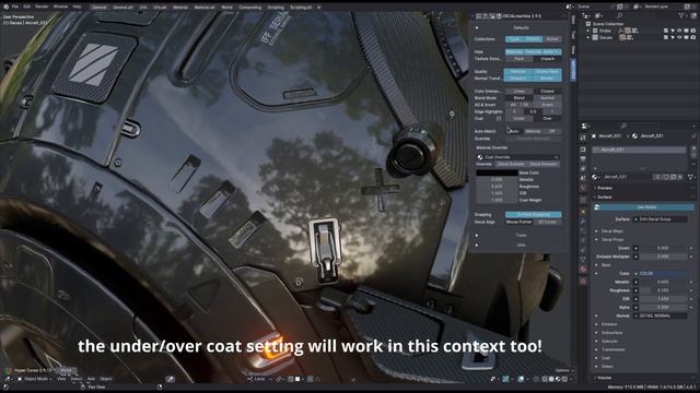 DECALmachine 2.9 - Under/Over Coat Decals (Blender 4.0+) смотреть онлайн