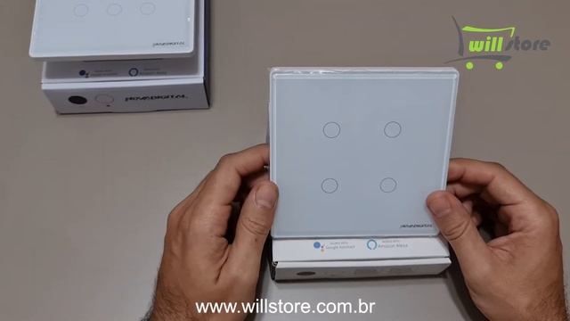 Interruptor Smart Nova Digital 4x4 de 4 Botões Wi-Fi + Rf433Mhz #novadigital #willstore #automação смотреть онлайн