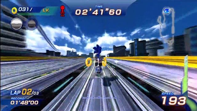 Sonic Free Riders: Metal City (Expert / Time Trial) {Super Sonic Gameplay} [1080 HD] смотреть онлайн