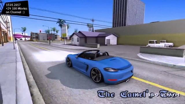 Porsche 718 Boxter S MT 2017 - GTA San Andreas 1440p / 2,7K 60FPS _REVIEW смотреть онлайн