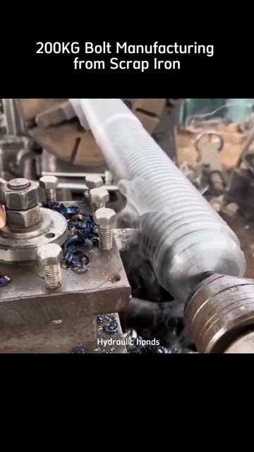 A 200 kg Nut Bolt Was made from a thick and Useless iron Part 1 смотреть онлайн