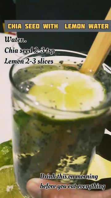 Morning Weights LOSS Drink | CHIA SEEDS WITH LEMON WATER смотреть онлайн