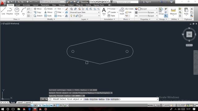Lasson-2 How to make simple 3d modeling on autocad смотреть онлайн