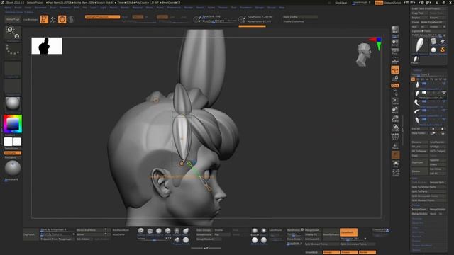 Grumpy Girl - Zbrush Timelapse смотреть онлайн