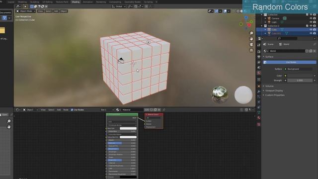 Randomize Color, Position, Rotation, Scale in Blender - 233 смотреть онлайн
