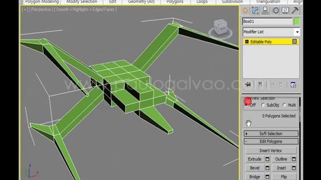 3D Studio MAX 2010 - Modelando uma Nave смотреть онлайн