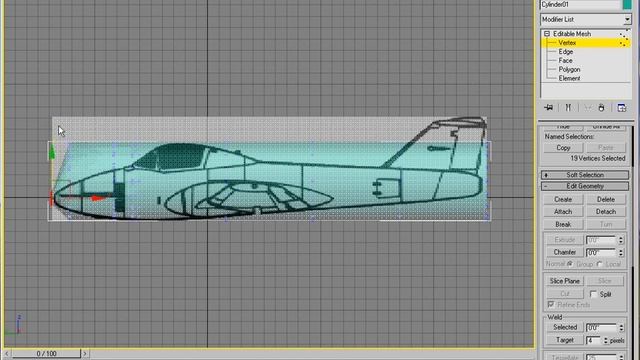 Learn how to make 3d airplane model-creating the fuselage #2 смотреть онлайн