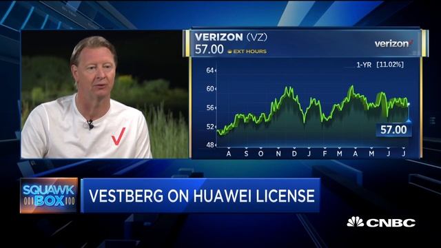 Verizon CEO Hans Vestberg: US-China trade war will not impact our success смотреть онлайн