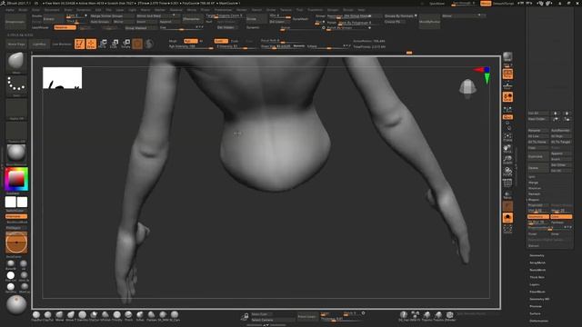 Stylized character I ZBrush speed Sculpting [DTIYS] смотреть онлайн