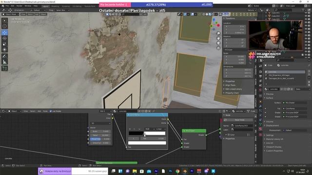 Abandoned School Gym from Pripyat in Blender (Twitch stream VOD) 07.10.2021 смотреть онлайн