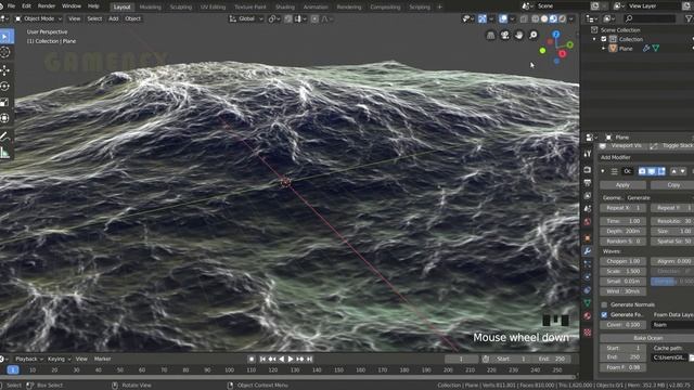 How to Create Ocean + Foam animation in Blender (Eevee): смотреть онлайн