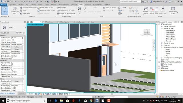 23 - Curso de Revit Projeto Arquitetônico - MATERIAL PAREDE: CEREJEIRA смотреть онлайн