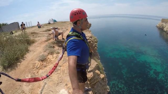 Давыдов Валерий Борисович Прыжки с веревкой в Крыму Jump&Fly смотреть онлайн