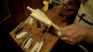 делаю цельно деревянный лук