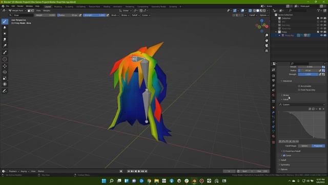 Quick Bone Creation Weight Paint Tutorial On Blender смотреть онлайн