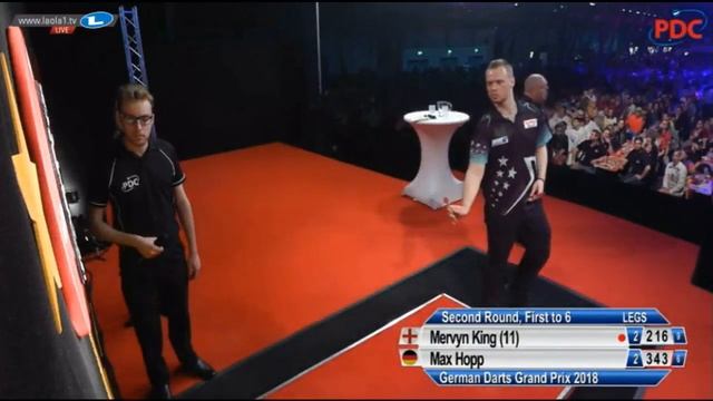 2018 German Darts Grand Prix Round 2 King vs Hopp смотреть онлайн