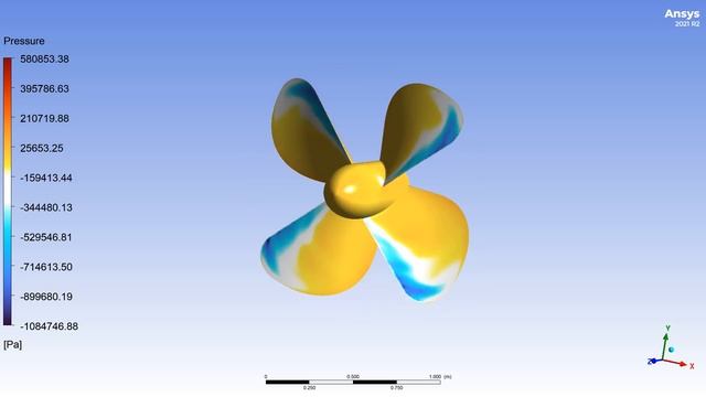 Boat Propeller, ANSYS FLUENT - PART #06, Pressure Contour смотреть онлайн
