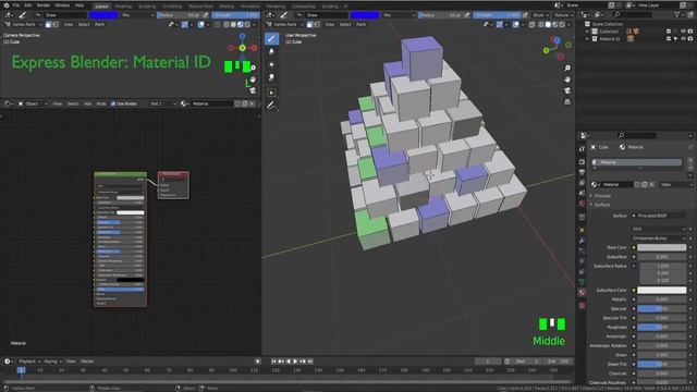 Express Blender - Material ID смотреть онлайн