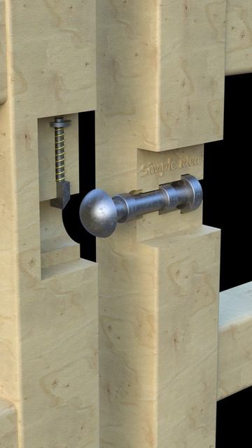 DIY secret gate lock. latch смотреть онлайн