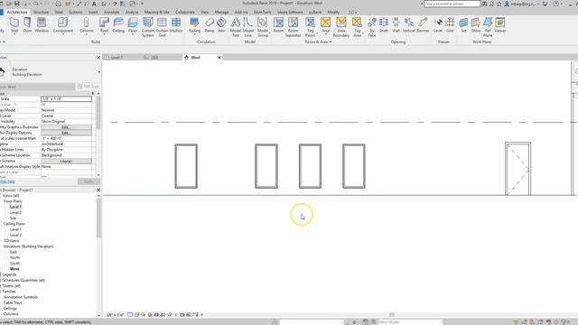 Revit - Loading Door | Window Families смотреть онлайн