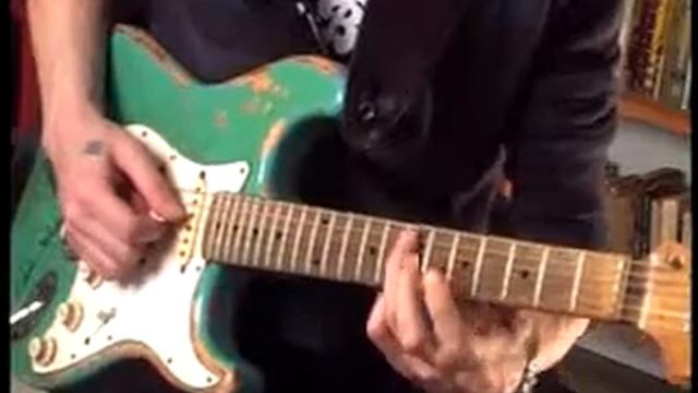 Shuffle Guitar Riff Over A 12 Bar Blues Progression - Blues Guitar Lesson