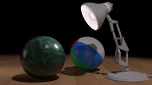 Luxo Jr. in Light and Heavy Blender Remake