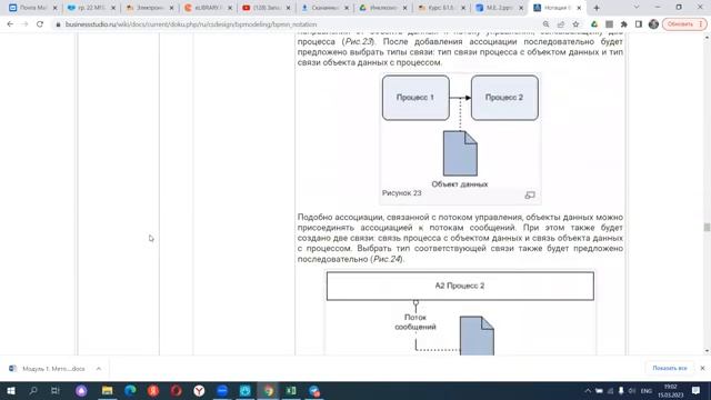 Описание процессов нижнего уровня (BPMN)
