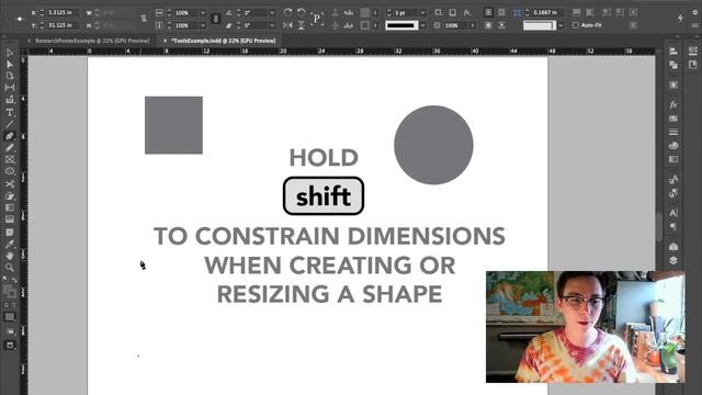 How to design a research poster: Starting a poster in InDesign for beginners смотреть онлайн