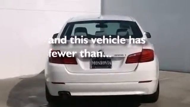 Certified 2011 BMW 528i Sedan Monrovia CA 91016 смотреть онлайн