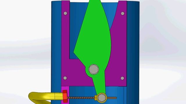 Mango plucker device working view 2 SOLIDWORKS by Dassault Systèmes смотреть онлайн