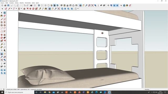 Beliche decoração Sketchup 3D смотреть онлайн