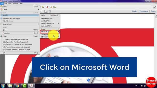 How to convert PDF file to MS Word File with Adobe Acrobat Pro? смотреть онлайн