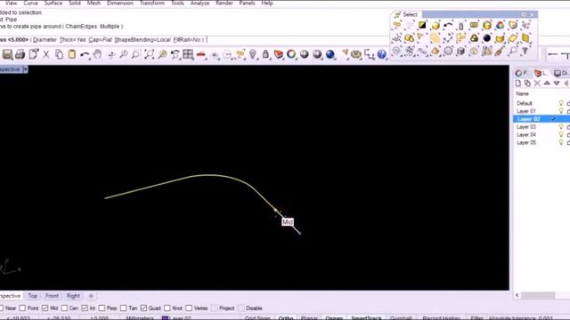 Rhinoceros tutorial _ How to draw a pipe knee full video смотреть онлайн