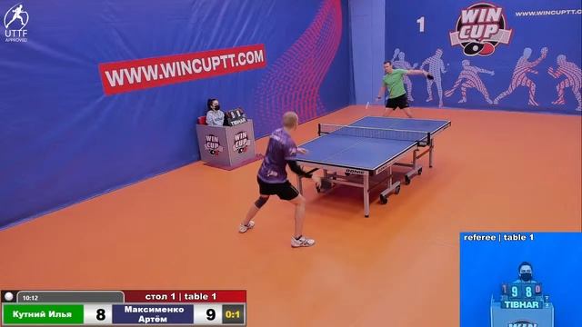 Кутний Илья Максименко Артём Турнир Восток 1 WINCUP 05.02.22 Прямая трансляция Зал 1 смотреть онлайн