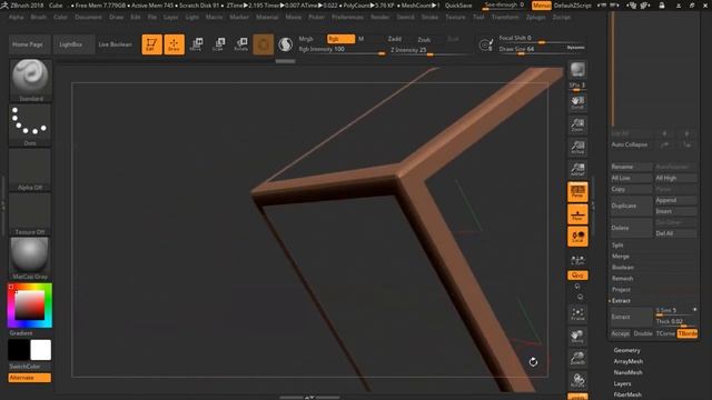 Auto groups in zbrush copy смотреть онлайн