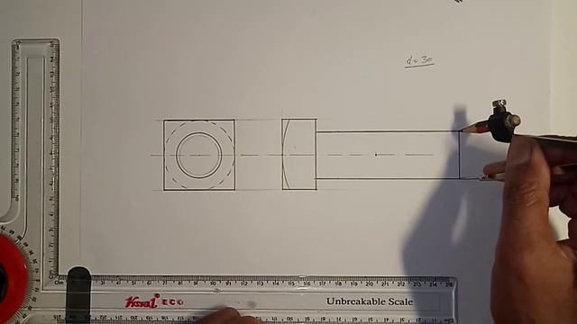 Drawing Of Square Headed Bolt смотреть онлайн