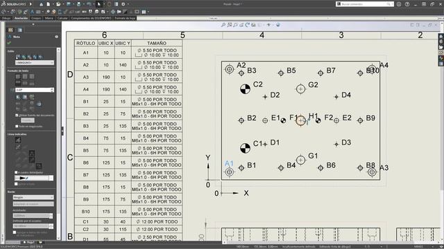 TABLA DE TALADROS EN #SOLIDWORKS смотреть онлайн