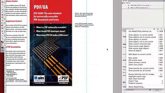 Part 3 - Reading order (Create accessible PDF with Adobe InDesign & axaio MadeToTag) смотреть онлайн