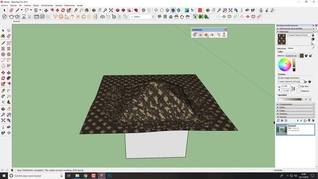 Clothworks - Plugin para simular tela en Sketchup смотреть онлайн