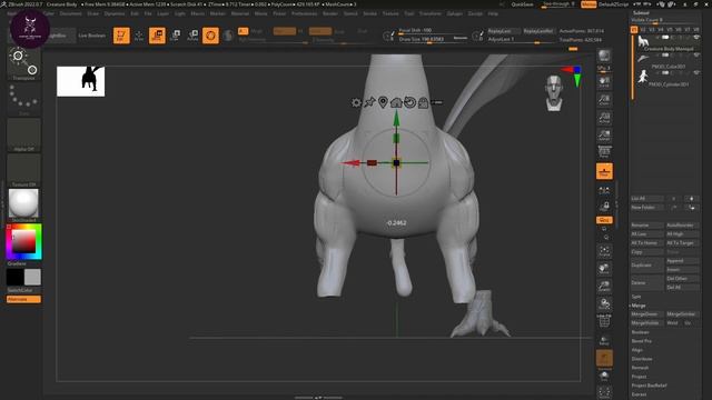 Creature Chronicles: Completing the Body in ZBrush (Lecture 13) | Hastar Creations смотреть онлайн
