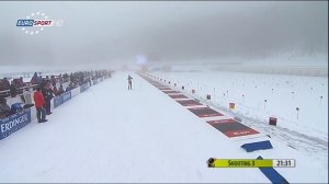 БИАТЛОН. КМ 2012-13. Поклюка (Словения). Женщины. Масс-старт 12.5 км. (Eurosport). 16.12.2012. 1080