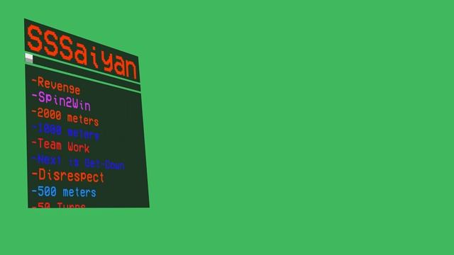 Ultrakill Style Meter Of 6th Episode Green Screen