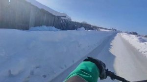 Покатушка с братом на kayo mini 125☺️ уселись на маленький питбайк вдвоём 🤯