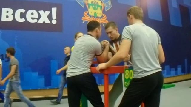 Чемпионат Краснодарского края по армспорту 2015 Никитин 80 кг правая смотреть онлайн