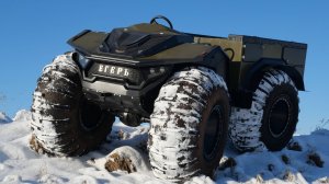 Российский вездеход на шинах низкого давления от производителя Егерь