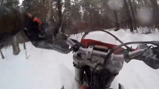 KTM EXC 400. Начало весны.