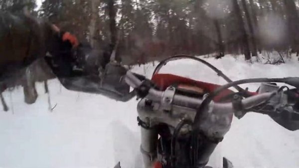 KTM EXC 400. Начало весны.