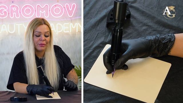 Правильный штрих в перманентном макияже. Постановка руки смотреть онлайн