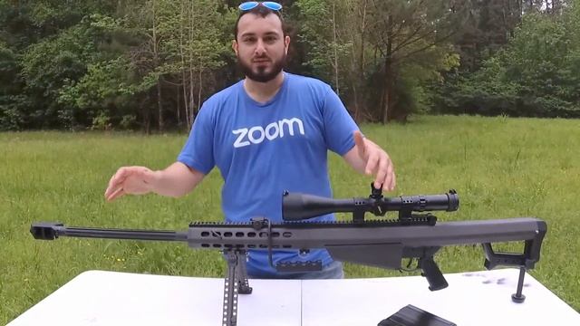 Barrett M82A1 50BMG Anti-Material Rifle Review Video смотреть онлайн