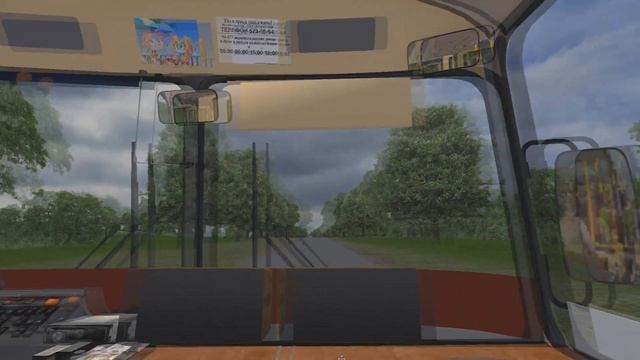 OMSI 2 - Обычная поездка на 473 маршруте Чугуев (проб. видео) смотреть онлайн
